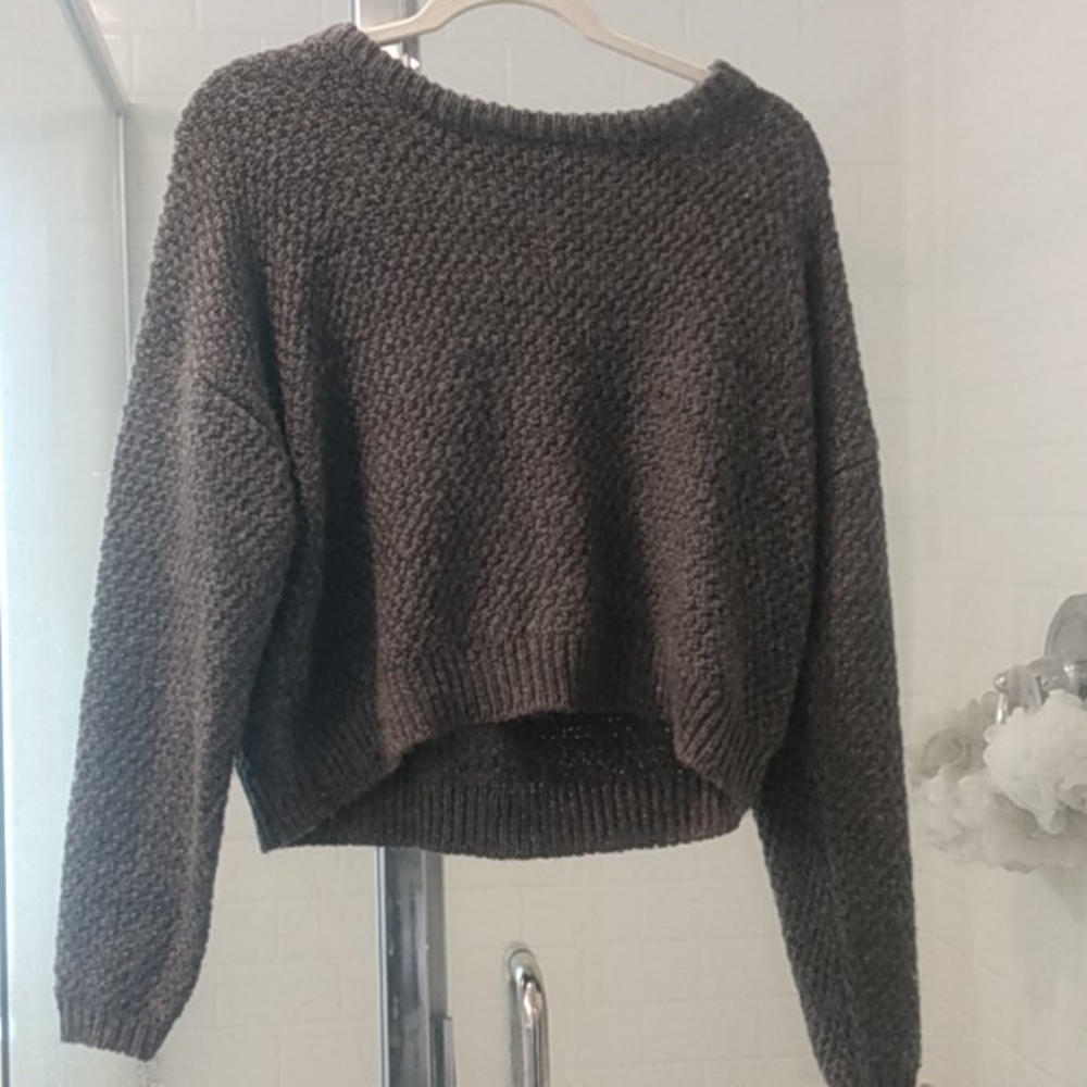 Obey crop sweater